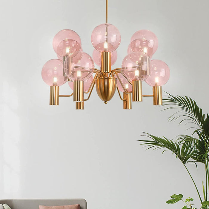 Patricia Glass Chandelier-DWHOME