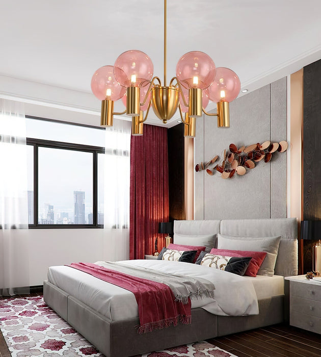 Patricia Glass Chandelier-DWHOME