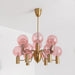 Patricia Glass Chandelier-DWHOME