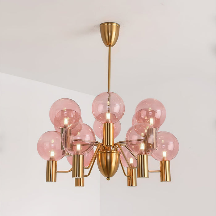 Patricia Glass Chandelier-DWHOME