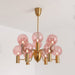 Patricia Glass Chandelier-DWHOME