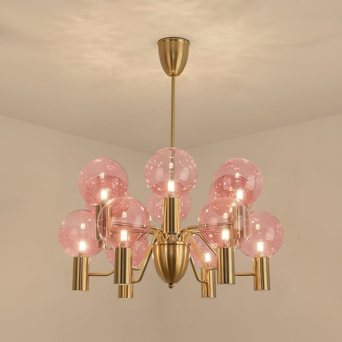 Patricia Glass Chandelier-DWHOME