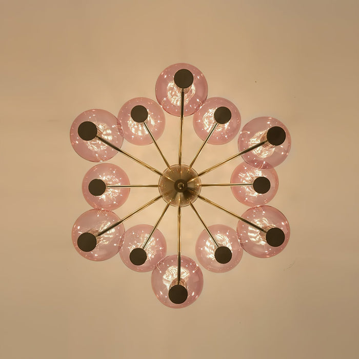 Patricia Glass Chandelier-DWHOME