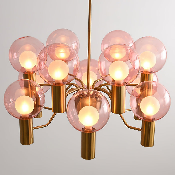 Patricia Glass Chandelier-DWHOME