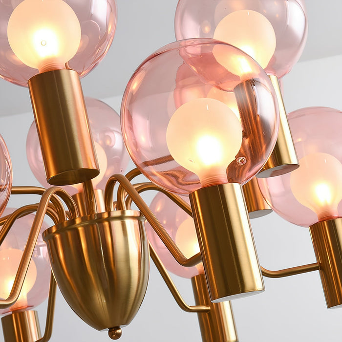 Patricia Glass Chandelier-DWHOME
