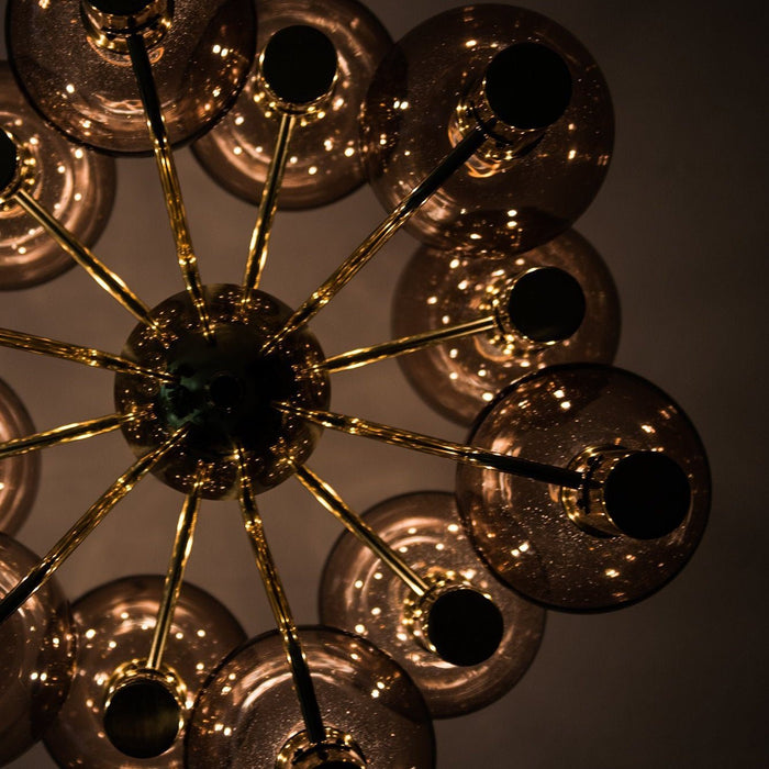 Patricia Glass Chandelier-DWHOME