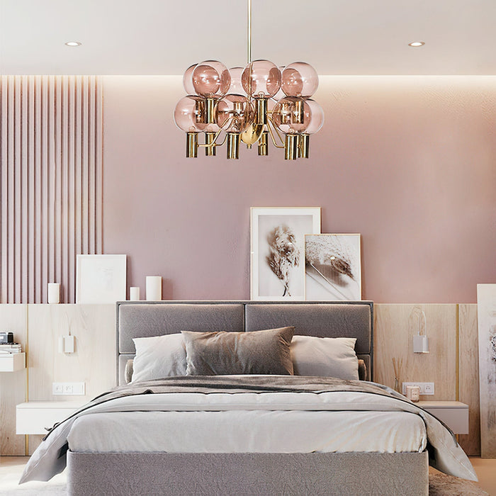 Patricia Glass Chandelier-DWHOME