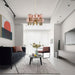 Patricia Glass Chandelier-DWHOME
