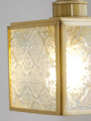 Patterned Glass Pendant Lamp-DWHOME