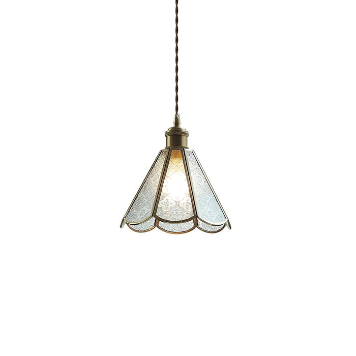 Patterned Glass Pendant Lamp-DWHOME