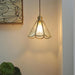 Patterned Glass Pendant Lamp-DWHOME