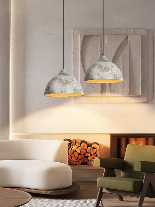 Pear Shape Ceramic Pendant Light.