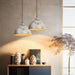 Pear Shape Ceramic Pendant Light.