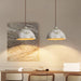 Pear Shape Ceramic Pendant Light.