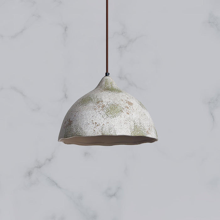 Pear Shape Ceramic Pendant Light.