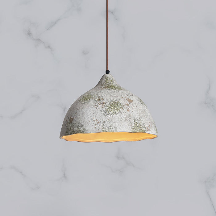 Pear Shape Ceramic Pendant Light.