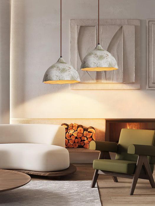 Pear Shape Ceramic Pendant Light.