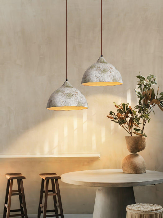 Pear Shape Ceramic Pendant Light.