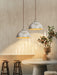 Pear Shape Ceramic Pendant Light.