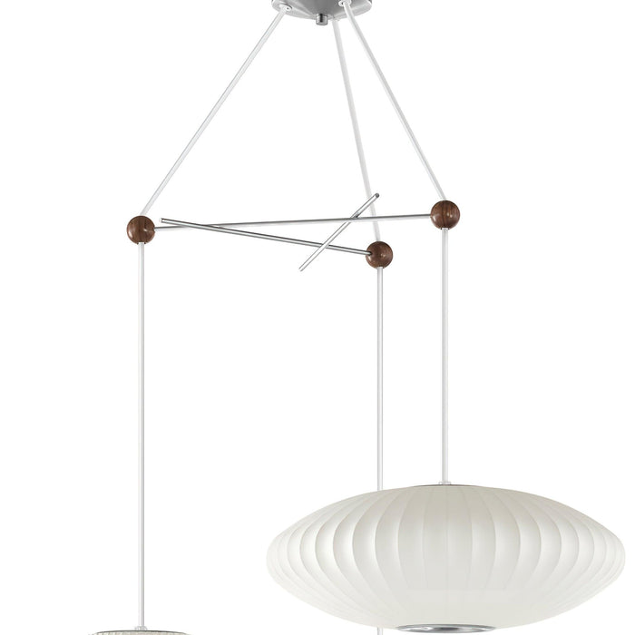 Triple Pear Bubble Pendant Lamp-DWHOME