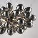 Pearl Black Glass Grape Chandelier - Pendant Light.