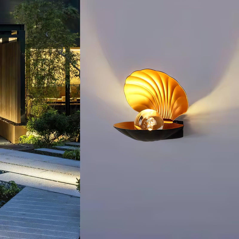 Pearl Clam Wall Light-DWHOME