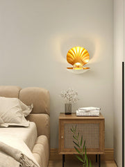 Pearl Clam Wall Light-DWHOME