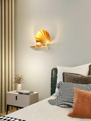 Pearl Clam Wall Light-DWHOME
