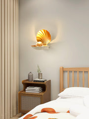 Pearl Clam Wall Light-DWHOME