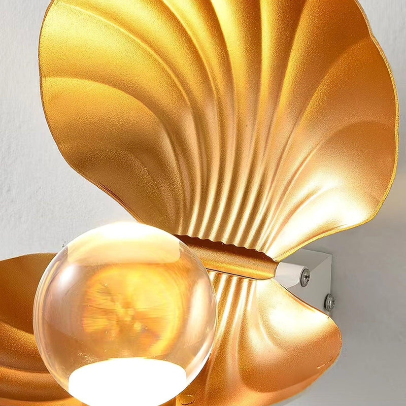 Pearl Clam Wall Light-DWHOME