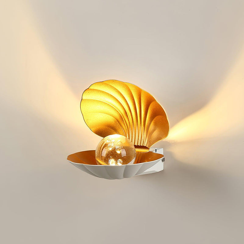 Pearl Clam Wall Light-DWHOME