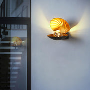 Pearl Clam Wall Light-DWHOME