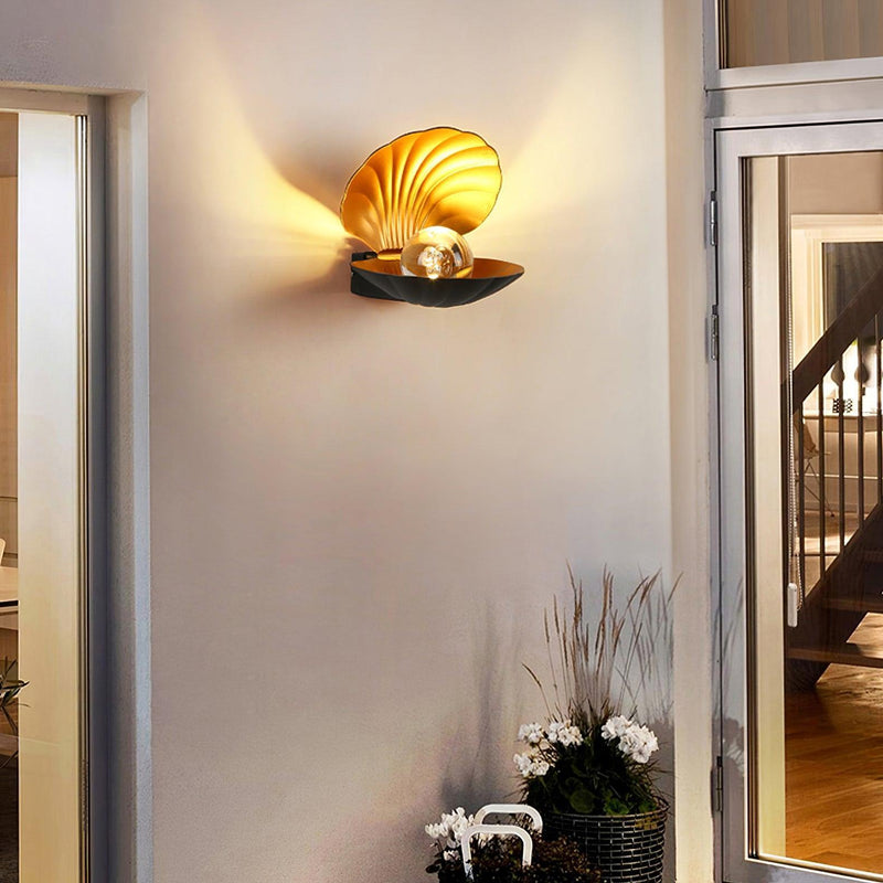 Pearl Clam Wall Light-DWHOME
