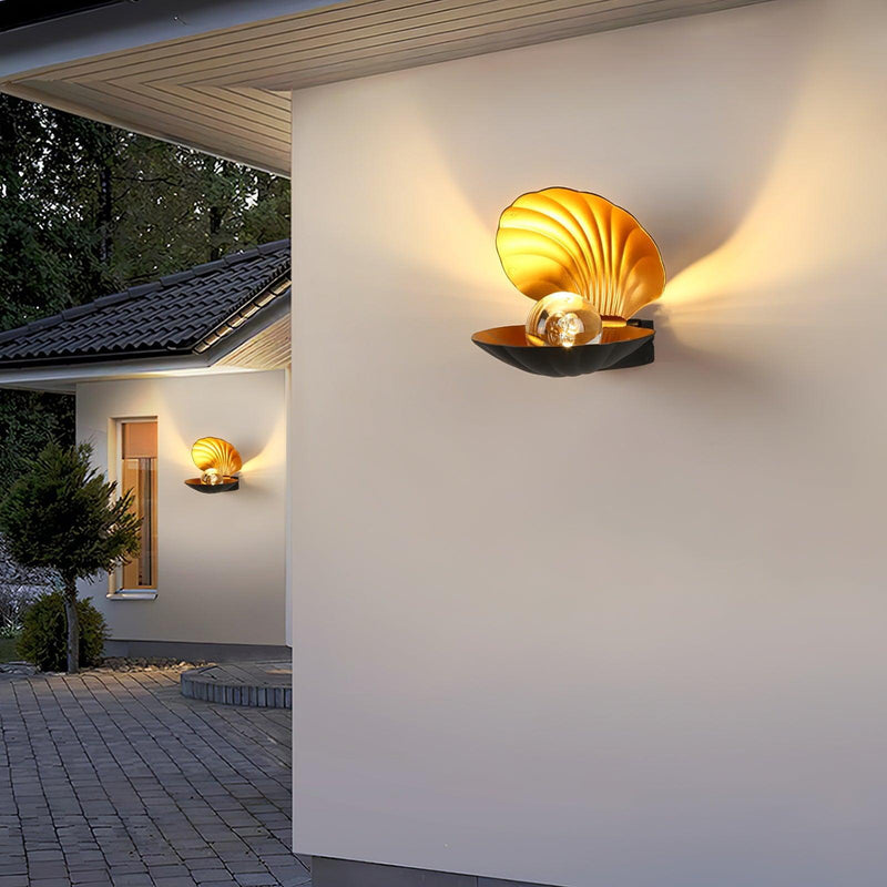 Pearl Clam Wall Light-DWHOME