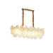 Pearl Glass Shell Chandelier-DWHOME