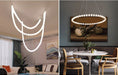 Pearl Glass Necklace Balls Chandelier-DWHOME