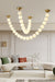 Pearl Glass Necklace Balls Chandelier-DWHOME