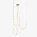 Glass Pearl Necklace Chandelier.