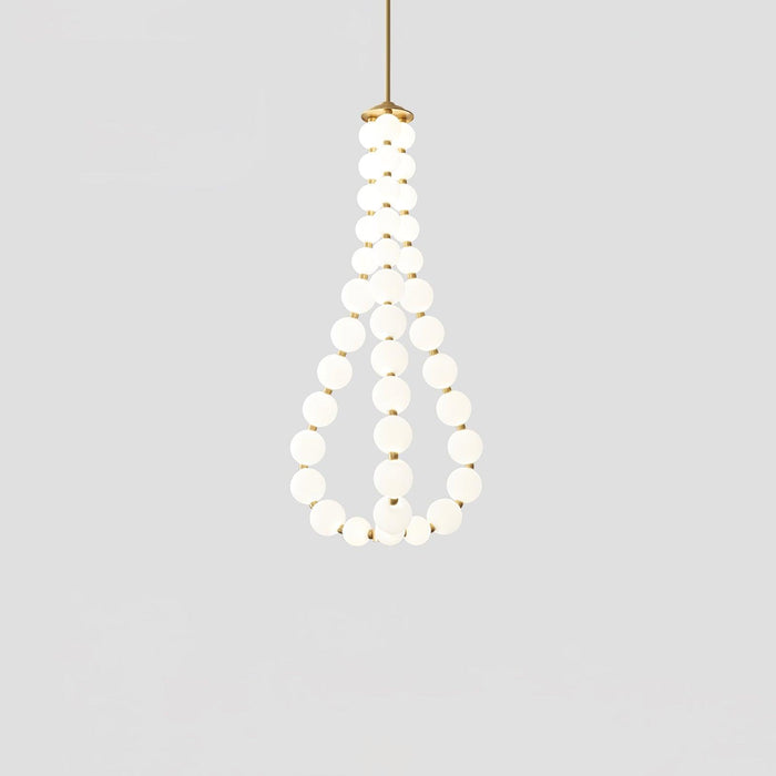 Acrylic Pearl Necklace Chandelier - Vakkerlight