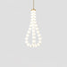 Acrylic Pearl Necklace Chandelier - Vakkerlight