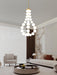 Glass Pearl Necklace Chandelier.