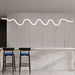 Acrylic Pearl Necklace Chandelier - Vakkerlight