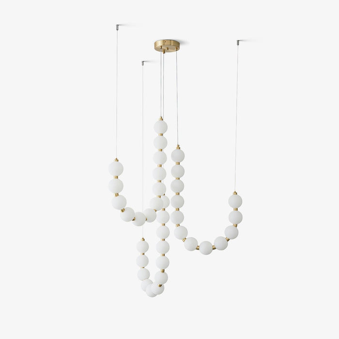 Acrylic Pearl Necklace Chandelier - DWHOME