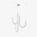 Acrylic Pearl Necklace Chandelier - Vakkerlight