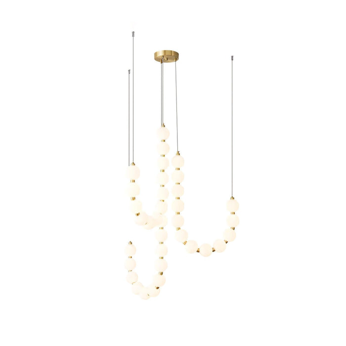 Acrylic Pearl Necklace Chandelier - DWHOME