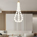 Glass Pearl Necklace Chandelier.