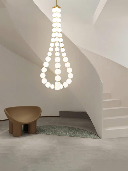 Acrylic Pearl Necklace Chandelier - DWHOME