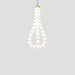 Acrylic Pearl Necklace Chandelier - Vakkerlight