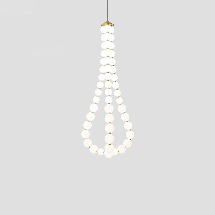 Glass Pearl Necklace Chandelier - Vakkerlight