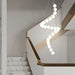 Glass Pearl Necklace Chandelier - Vakkerlight